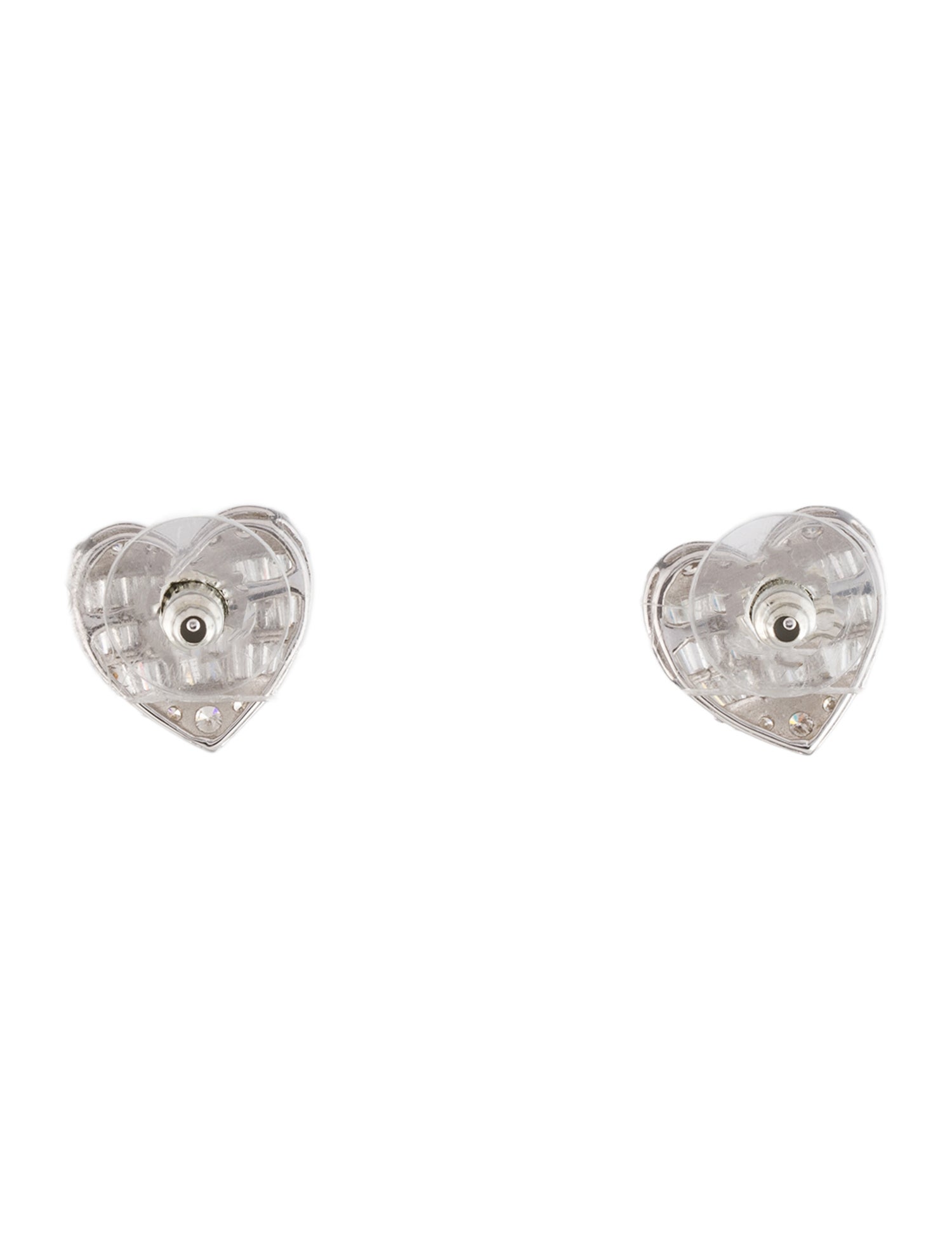 Earrings 18K Diamond Heart Stud