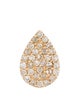 Earrings 14K Diamond Pear Single Stud Earring