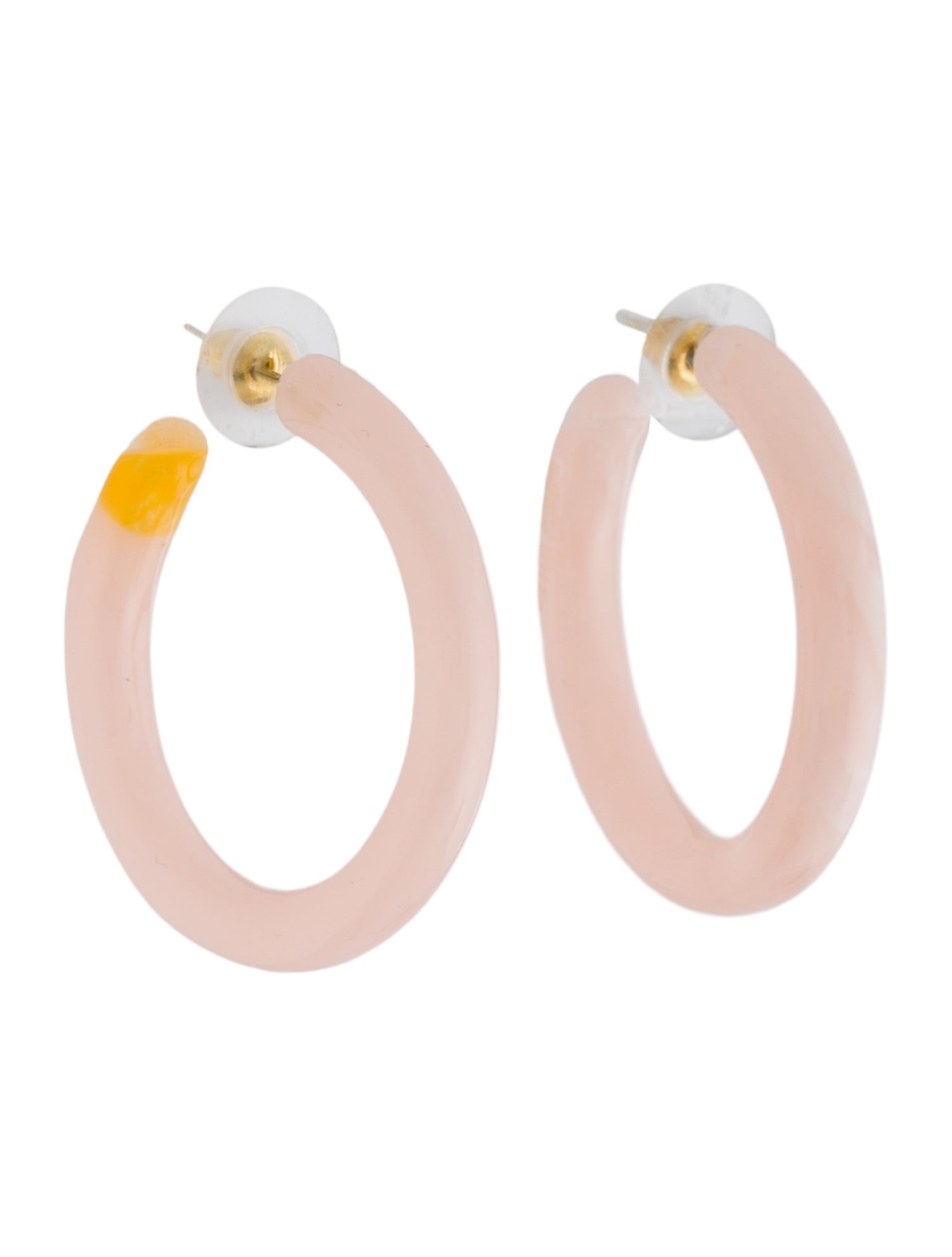 Cult Gaia Resin Rhea Hoop Earrings