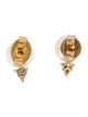 Earrings 14K Pearl & Diamond Stud Earrings
