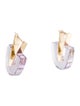 Earrings 18K Amethyst Drop Earrings