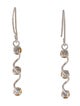 Earrings 10K Citrine Drop Earrings