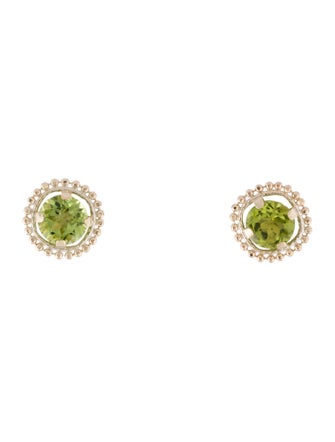 Earrings 10K Peridot Stud Earrings