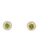 Earrings 10K Peridot Stud Earrings