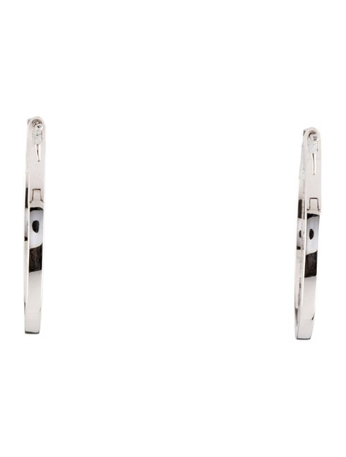 Earrings 18K 1.12ctw Diamond Inside-Out Hoop Earrings