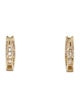 Earrings 14K Diamond Hoop Earrings