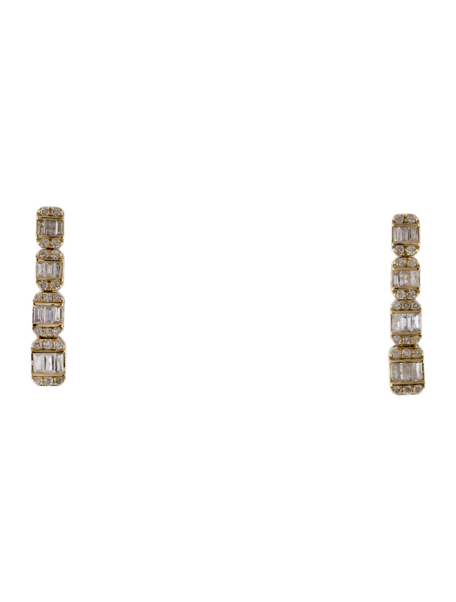 Earrings 14K Diamond Drop