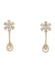 Earrings 14K Diamond Drop Earrings