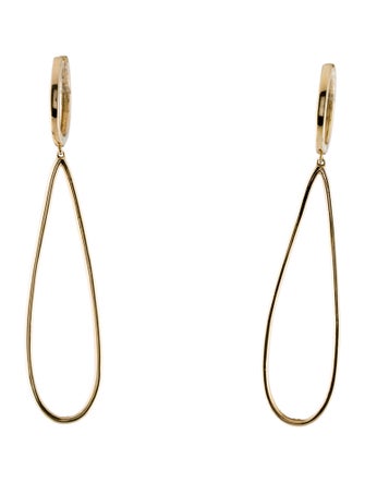 Earrings 14K Diamond Drop Earrings