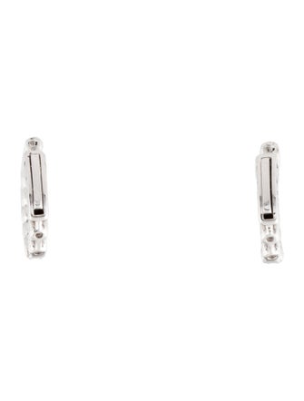 Earrings 14K 1.80ctw Diamond Hoop Earrings