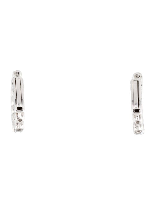 Earrings 14K 1.80ctw Diamond Hoop Earrings