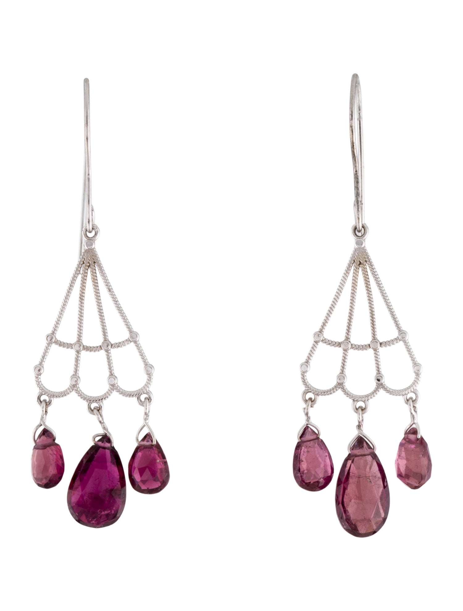 Earrings 14K Tourmaline Drop Earrings