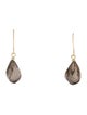 Earrings 14K Smoky Quartz Drop Earrings