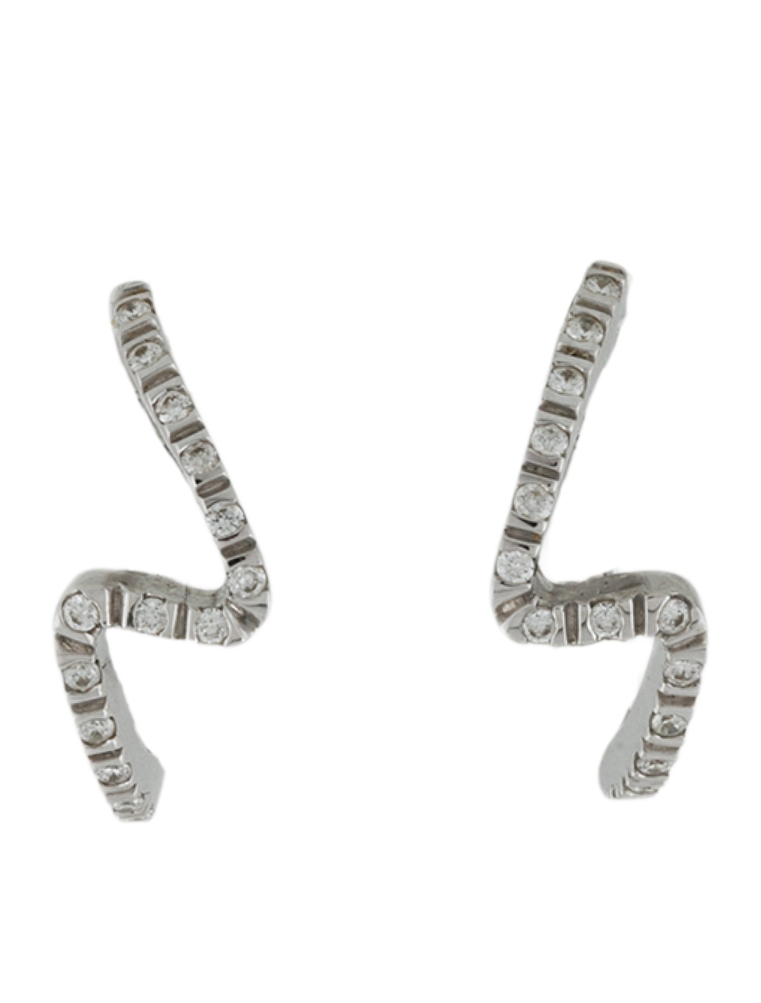 Earrings 14K Diamond Huggie