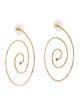 Earrings 14K Spiral Hoop Earrings