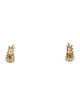 Earrings 14K Diamond Leaf Stud Earrings