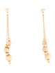 Earrings 14K Textured Bead Drop Earrings