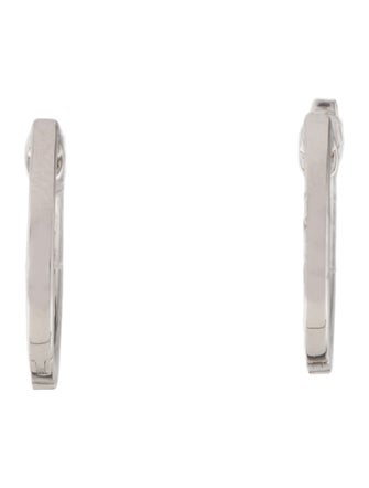 Earrings 14K Diamond Hoop Earrings