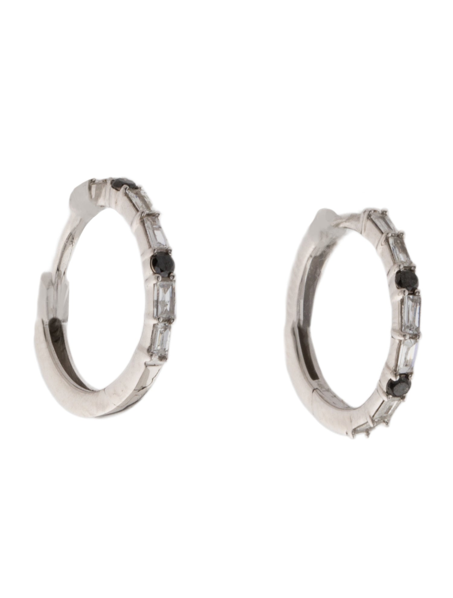 Earrings 14K Diamond Mini Hoop