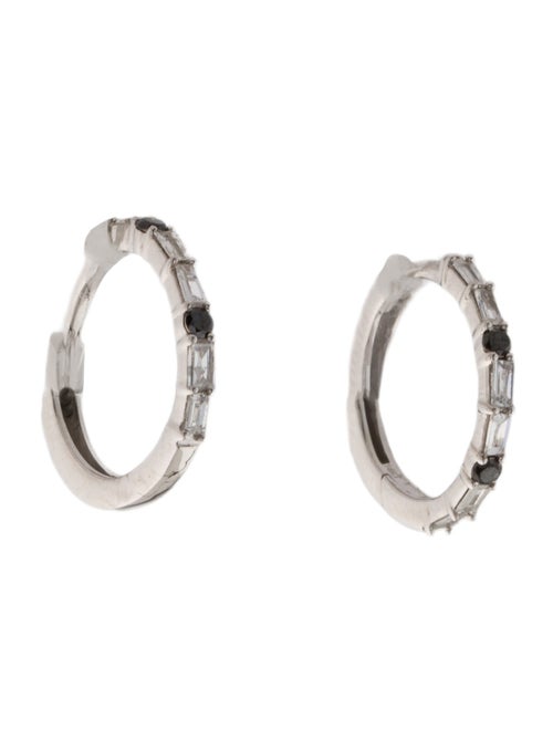 Earrings 14K Diamond Mini Hoop Earrings