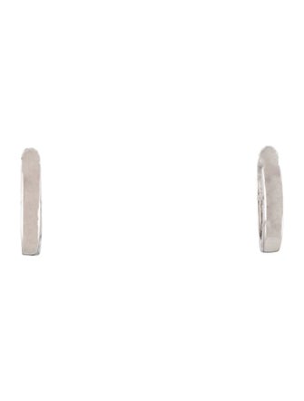 Earrings 14K Diamond Huggie Hoop Earrings