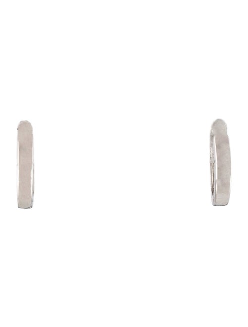 Earrings 14K Diamond Huggie Hoop Earrings