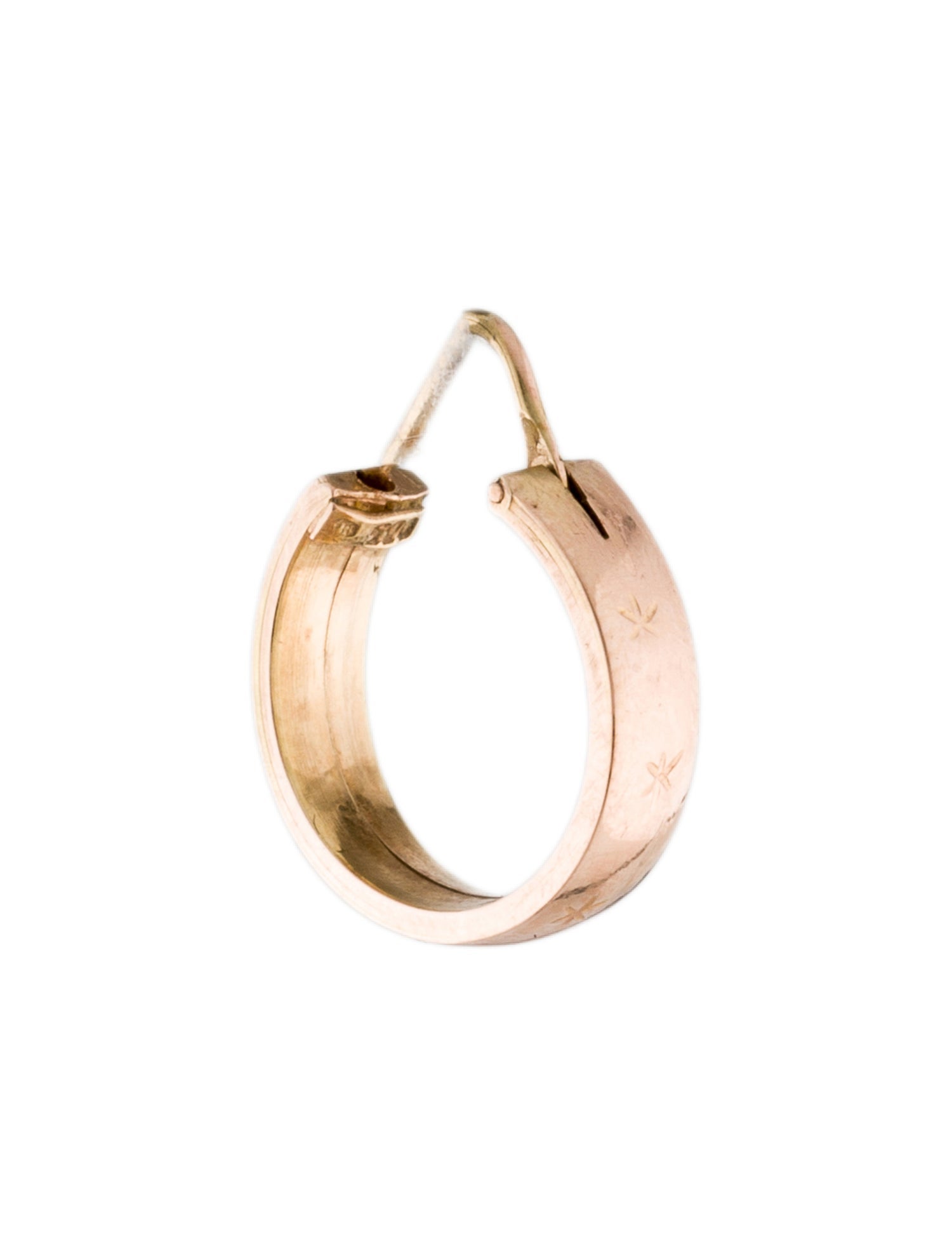 Earrings 14K Single Hoop Earring