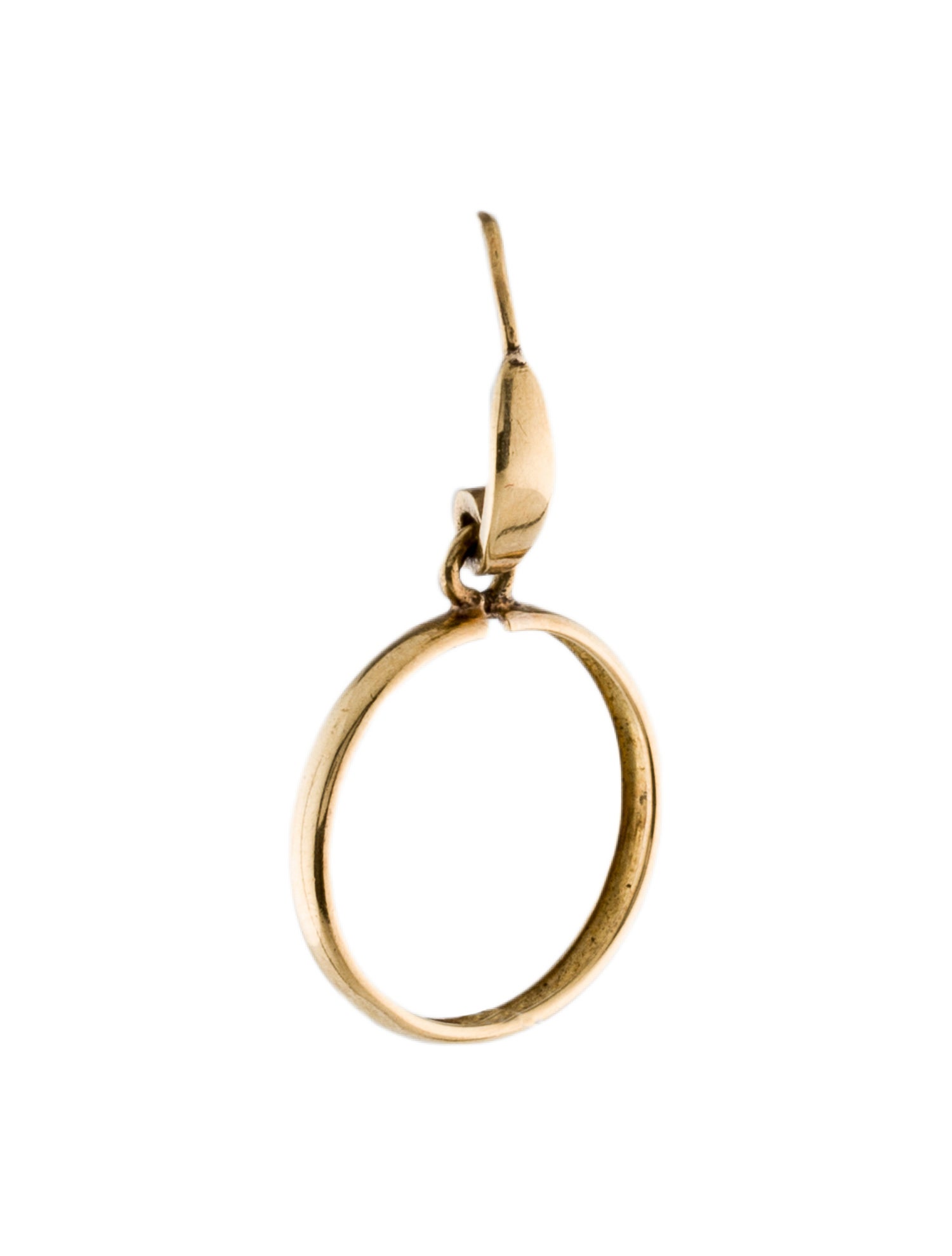 Earrings 18K Single Drop Earring