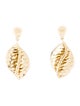 Earrings 14K Leaf Drop Earrings