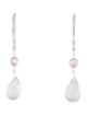 Earrings 14K Prasiolite & Tourmaline Drop Earrings