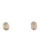 Earrings 14K Morganite Stud Earrings