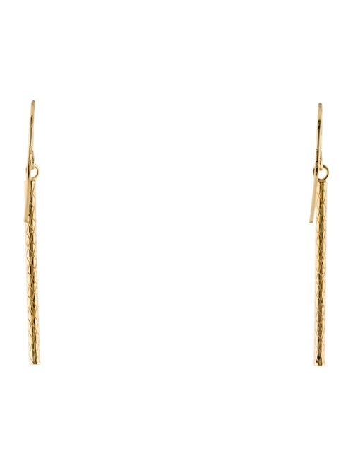 Earrings 14K Bar Drop Earrings