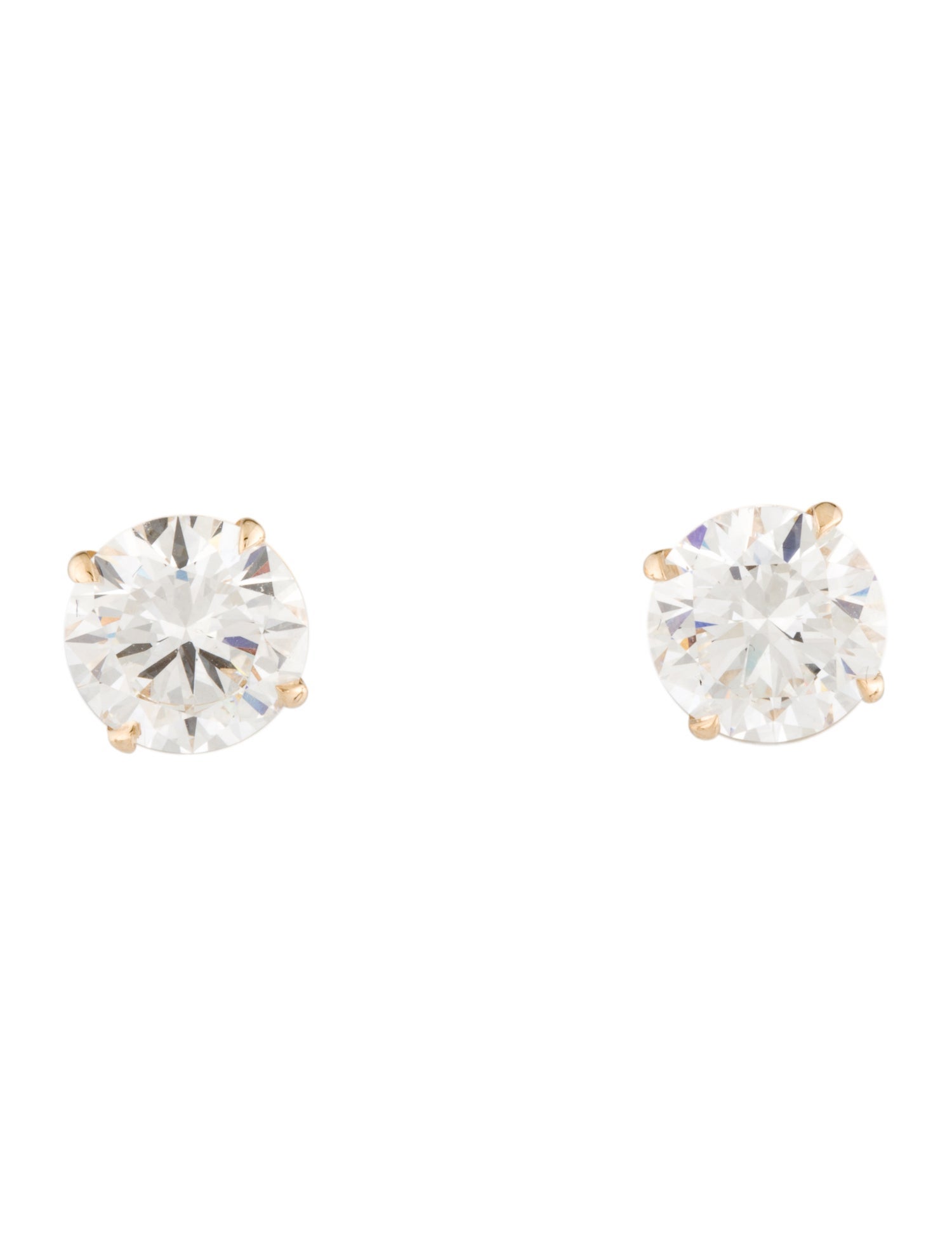 Earrings 14K 4.10ctw Lab-Grown Diamond Stud