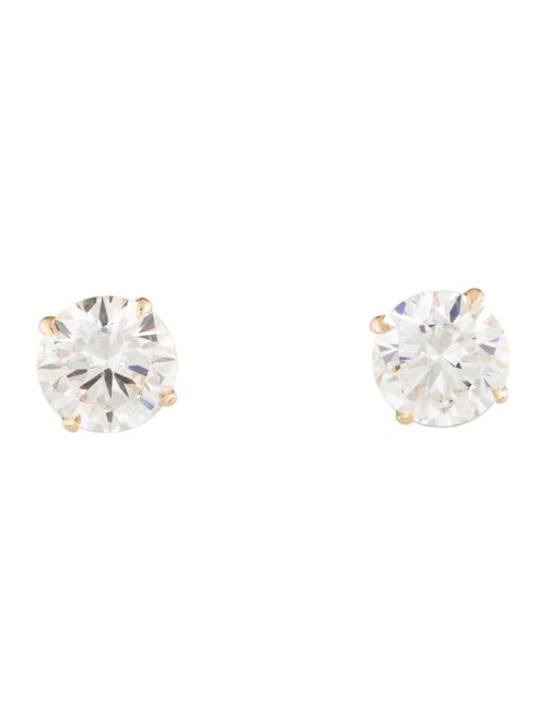 Earrings 14K 4.10ctw Lab-Grown Diamond Stud Earrings