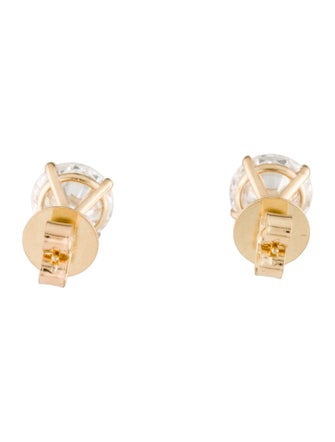 Earrings 14K 4.10ctw Lab-Grown Diamond Stud Earrings