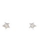 Earrings 18K Diamond Star Stud Earrings