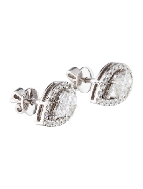 Earrings 18K 1.04ctw Diamond Stud Earrings