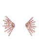 Earrings 18K 9.62ctw Sapphire & Diamond Earclip Earrings