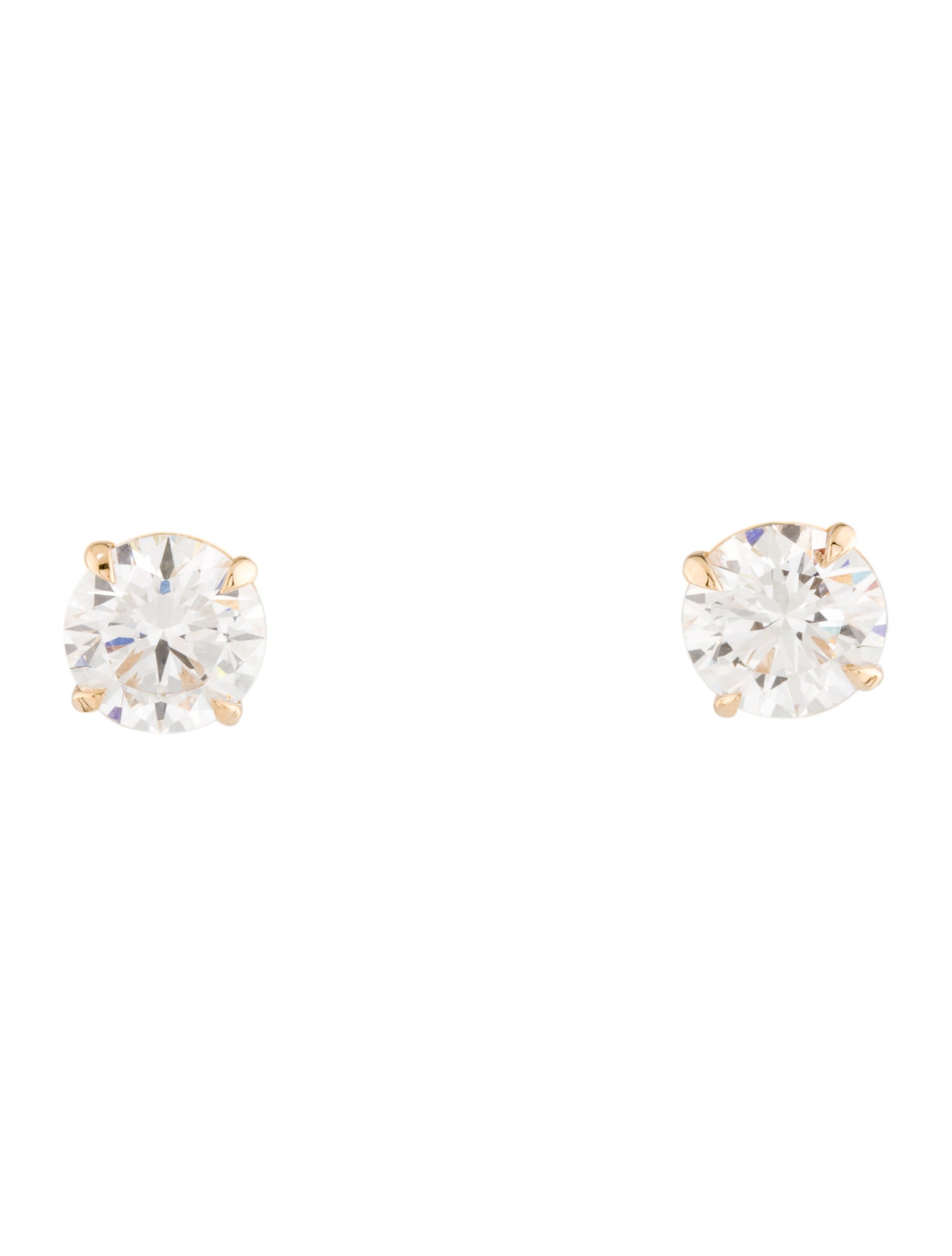 Earrings 14K 3.06ctw Lab-Grown Diamond Stud