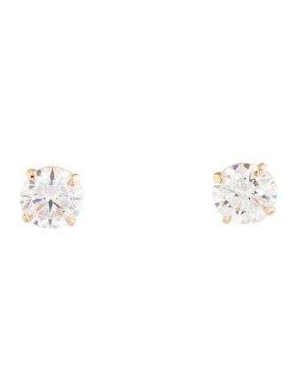 Earrings 14K 3.06ctw Lab-Grown Diamond Stud Earrings
