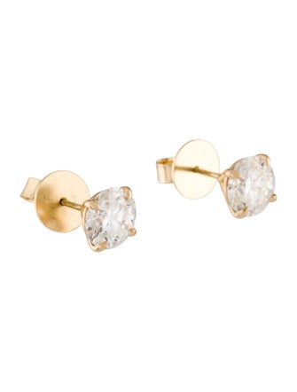 Earrings 14K 3.10ctw Lab-Grown Diamond Stud Earrings