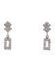Earrings 18K Diamond Drop Earrings