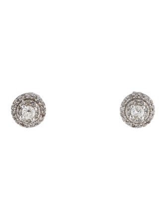 Earrings 14K Diamond Pavé Stud Earrings