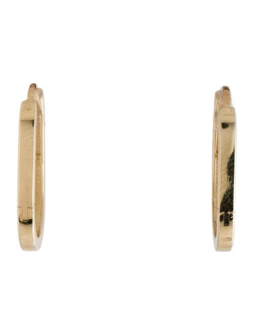 Earrings 14K Modern Hoop Earrings