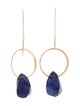 Earrings 14K Iolite Drop Earrings
