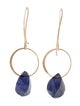 Earrings 14K Iolite Drop Earrings