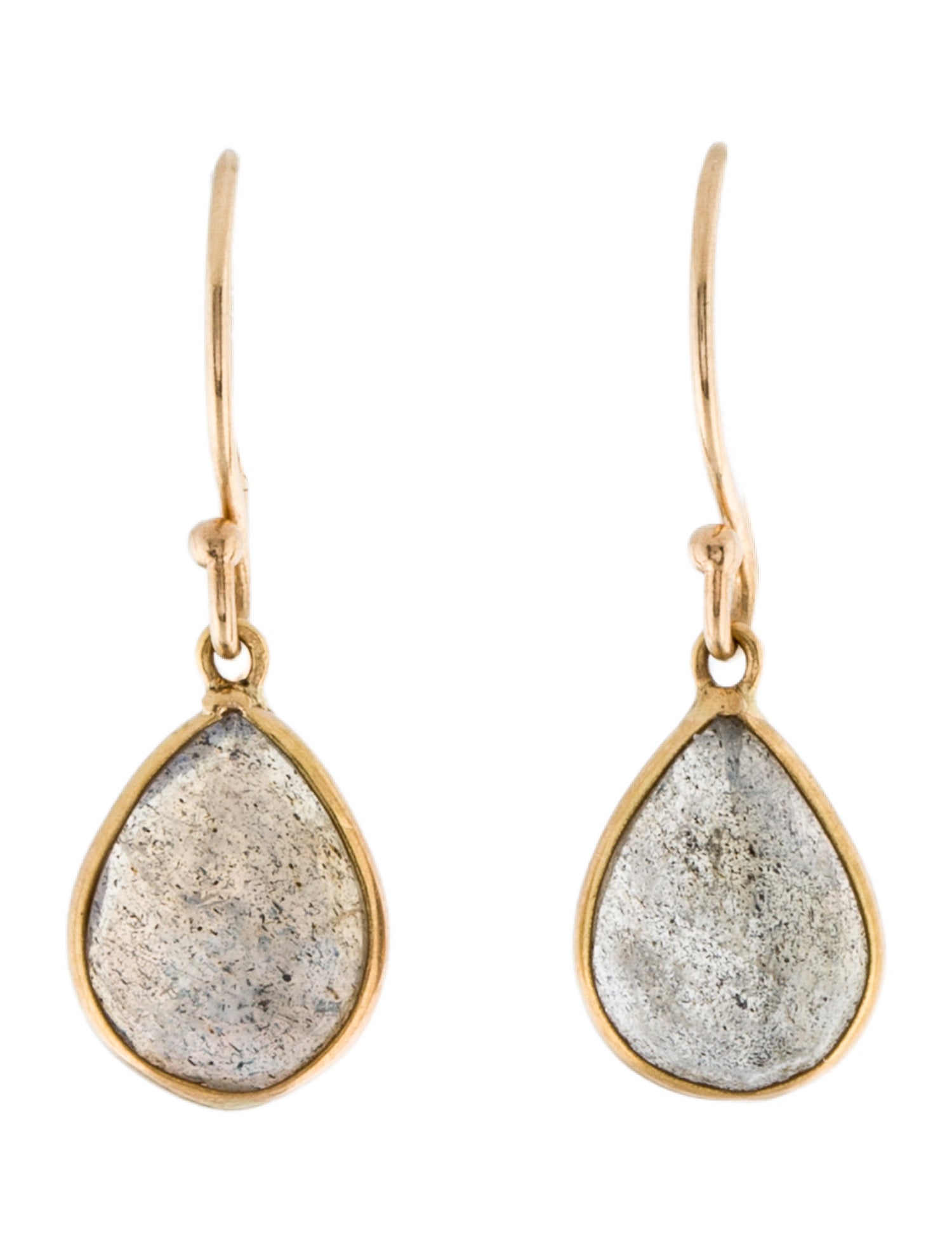 Earrings 14K Labradorite Drop