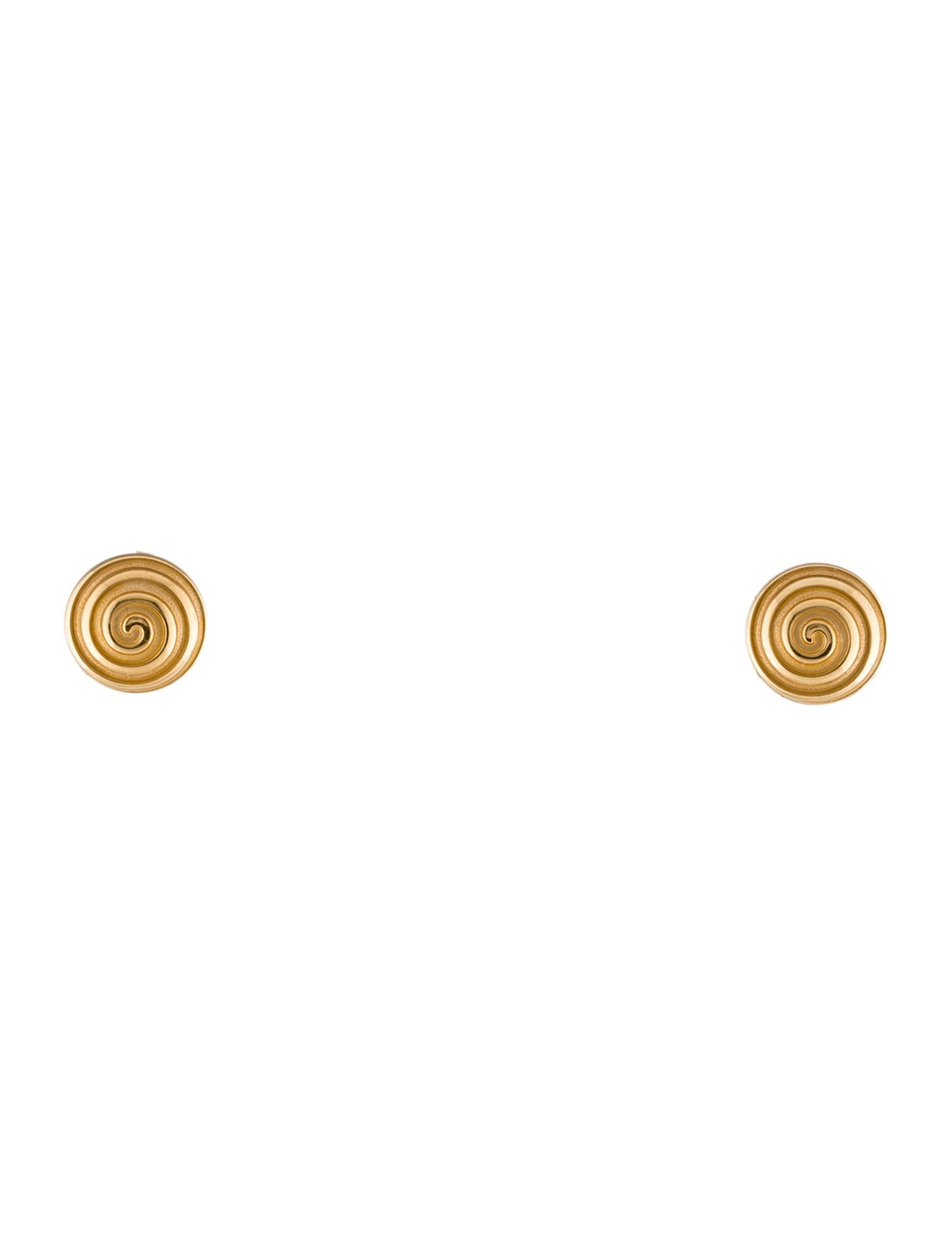 Earrings 18K Spiral Stud