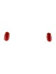 Earrings 18K Coral Stud Earrings