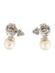 Earrings 18K Pearl & Diamond Stud Earrings